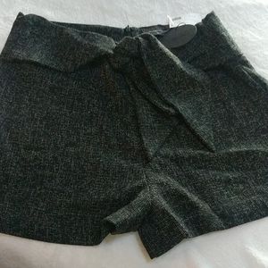 Black Tweed Dress Shorts